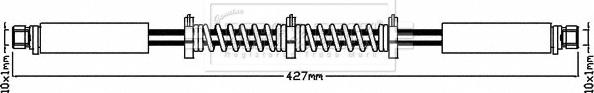 Borg & Beck BBH8525 - Тормозной шланг autospares.lv