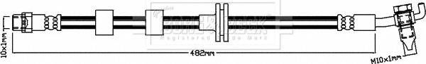 Borg & Beck BBH8526 - Тормозной шланг autospares.lv
