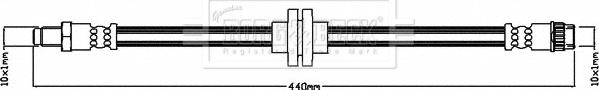 Borg & Beck BBH8571 - Тормозной шланг autospares.lv