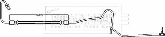 Borg & Beck BBH8171 - Тормозной шланг autospares.lv