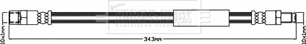 Borg & Beck BBH8393 - Тормозной шланг autospares.lv