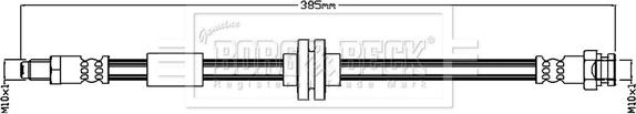 Borg & Beck BBH8745 - Тормозной шланг autospares.lv