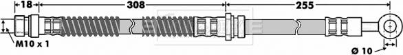 Borg & Beck BBH7501 - Тормозной шланг autospares.lv