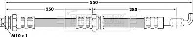 Borg & Beck BBH7064 - Тормозной шланг autospares.lv