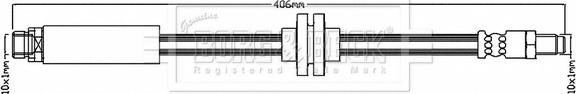 Borg & Beck BBH7080 - Тормозной шланг autospares.lv