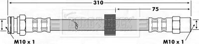 Borg & Beck BBH7188 - Тормозной шланг autospares.lv