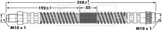 Borg & Beck BBH7133 - Тормозной шланг autospares.lv