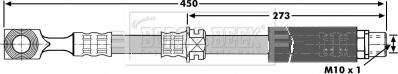 Borg & Beck BBH7123 - Тормозной шланг autospares.lv