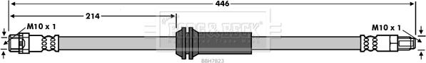 Borg & Beck BBH7823 - Тормозной шланг autospares.lv