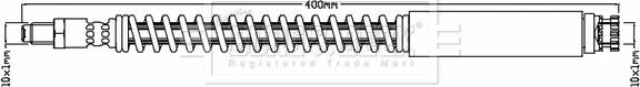 Borg & Beck BBH7323 - Тормозной шланг autospares.lv