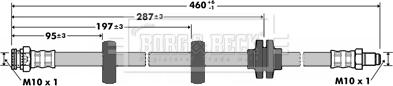 Borg & Beck BBH7373 - Тормозной шланг autospares.lv