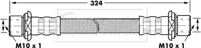 Borg & Beck BBH7243 - Тормозной шланг autospares.lv