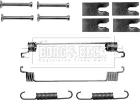 Borg & Beck BBK6151 - Комплектующие, барабанный тормозной механизм autospares.lv