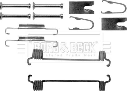 Borg & Beck BBK6164 - Комплектующие, стояночная тормозная система autospares.lv