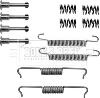 Borg & Beck BBK6177 - Комплектующие, стояночная тормозная система autospares.lv