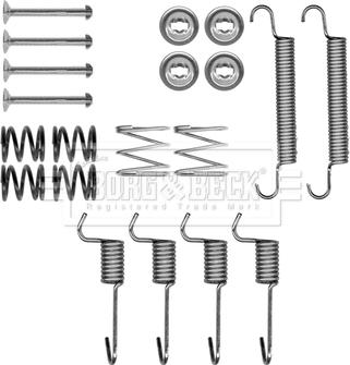 Borg & Beck BBK6304 - Комплектующие, стояночная тормозная система autospares.lv