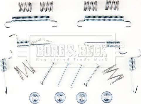 Borg & Beck BBK6304 - Комплектующие, стояночная тормозная система autospares.lv
