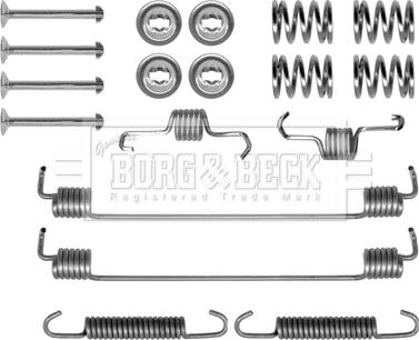 Borg & Beck BBK6292 - Комплектующие, барабанный тормозной механизм autospares.lv