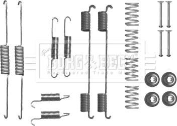 Borg & Beck BBK6239 - Комплектующие, барабанный тормозной механизм autospares.lv