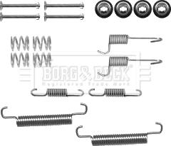 Borg & Beck BBK6228 - Комплектующие, стояночная тормозная система autospares.lv