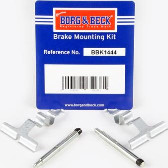 Borg & Beck BBK1444 - Комплектующие для колодок дискового тормоза autospares.lv