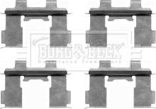 Borg & Beck BBK1484 - Комплектующие для колодок дискового тормоза autospares.lv