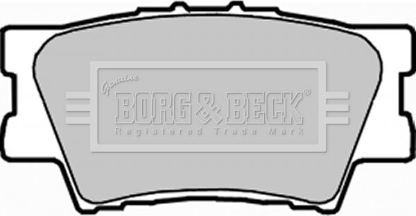 Borg & Beck BBP1990 - Тормозные колодки, дисковые, комплект autospares.lv