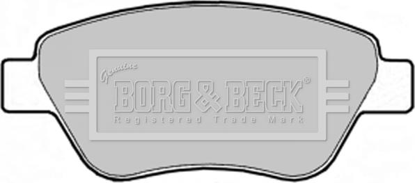 Borg & Beck BBP1997 - Тормозные колодки, дисковые, комплект autospares.lv