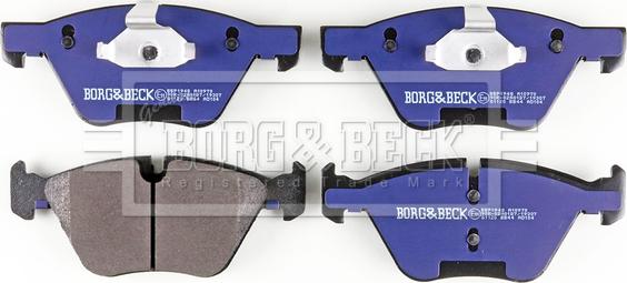 Borg & Beck BBP1948 - Тормозные колодки, дисковые, комплект autospares.lv