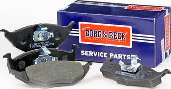 Borg & Beck BBP1904 - Тормозные колодки, дисковые, комплект autospares.lv