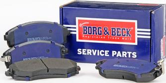 Borg & Beck BBP1913 - Тормозные колодки, дисковые, комплект autospares.lv