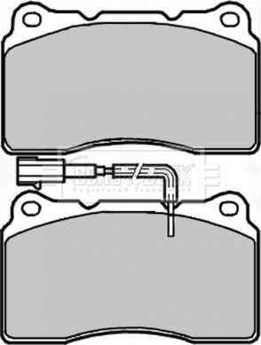 FTE 9001801 - Тормозные колодки, дисковые, комплект autospares.lv