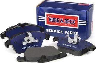 Borg & Beck BBP1981 - Тормозные колодки, дисковые, комплект autospares.lv