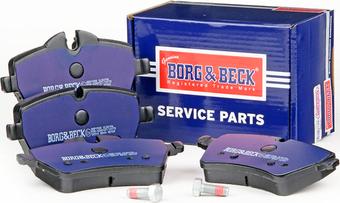 Borg & Beck BBP1988 - Тормозные колодки, дисковые, комплект autospares.lv