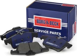 Borg & Beck BBP1931 - Тормозные колодки, дисковые, комплект autospares.lv