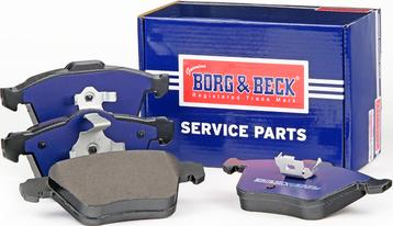 Borg & Beck BBP1928 - Тормозные колодки, дисковые, комплект autospares.lv