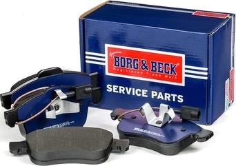 Borg & Beck BBP1979 - Тормозные колодки, дисковые, комплект autospares.lv