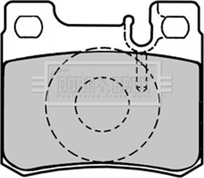 Borg & Beck BBP1495 - Тормозные колодки, дисковые, комплект autospares.lv