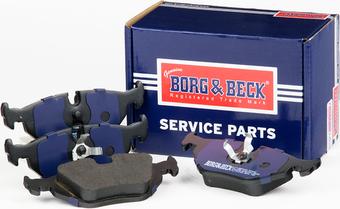 Borg & Beck BBP1493 - Тормозные колодки, дисковые, комплект autospares.lv