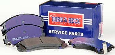 Borg & Beck BBP1449 - Тормозные колодки, дисковые, комплект autospares.lv