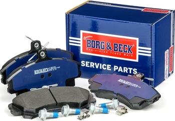 Borg & Beck BBP1458 - Тормозные колодки, дисковые, комплект autospares.lv