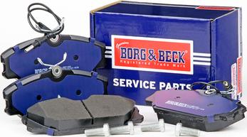 Borg & Beck BBP1466 - Тормозные колодки, дисковые, комплект autospares.lv