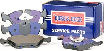 Borg & Beck BBP1460 - Тормозные колодки, дисковые, комплект autospares.lv