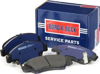 Borg & Beck BBP1467 - Тормозные колодки, дисковые, комплект autospares.lv