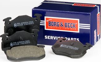 Borg & Beck BBP1401 - Тормозные колодки, дисковые, комплект autospares.lv