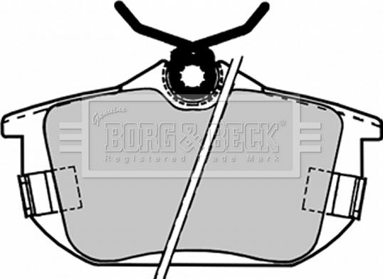 Borg & Beck BBP1488 - Тормозные колодки, дисковые, комплект autospares.lv