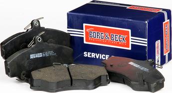 Borg & Beck BBP1428 - Тормозные колодки, дисковые, комплект autospares.lv