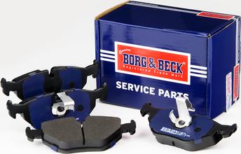 Borg & Beck BBP1591 - Тормозные колодки, дисковые, комплект autospares.lv