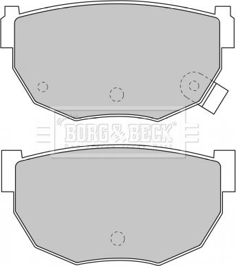 Borg & Beck BBP1549 - Тормозные колодки, дисковые, комплект autospares.lv