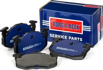 Borg & Beck BBP1545 - Тормозные колодки, дисковые, комплект autospares.lv
